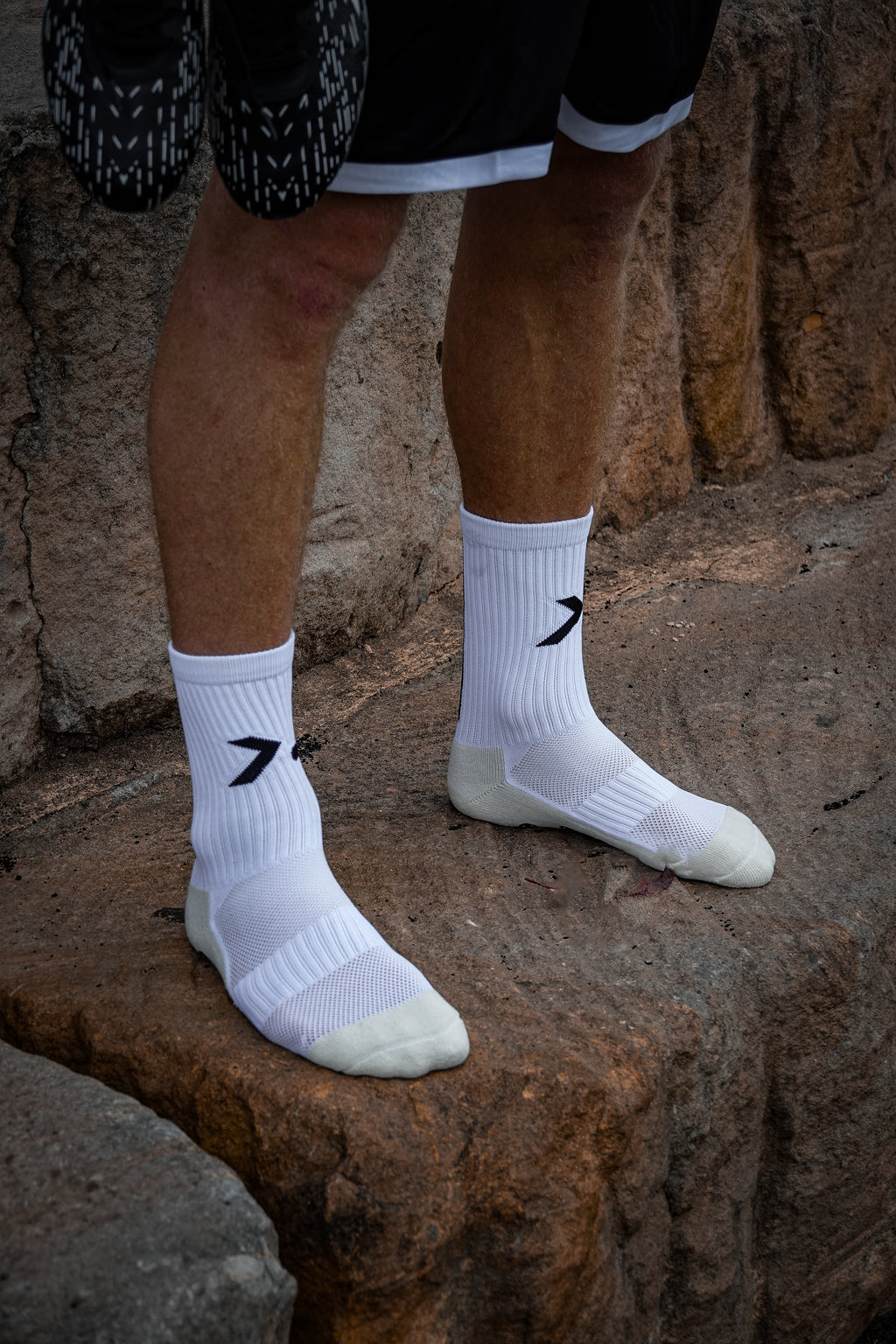 XEO Grip Socks - White