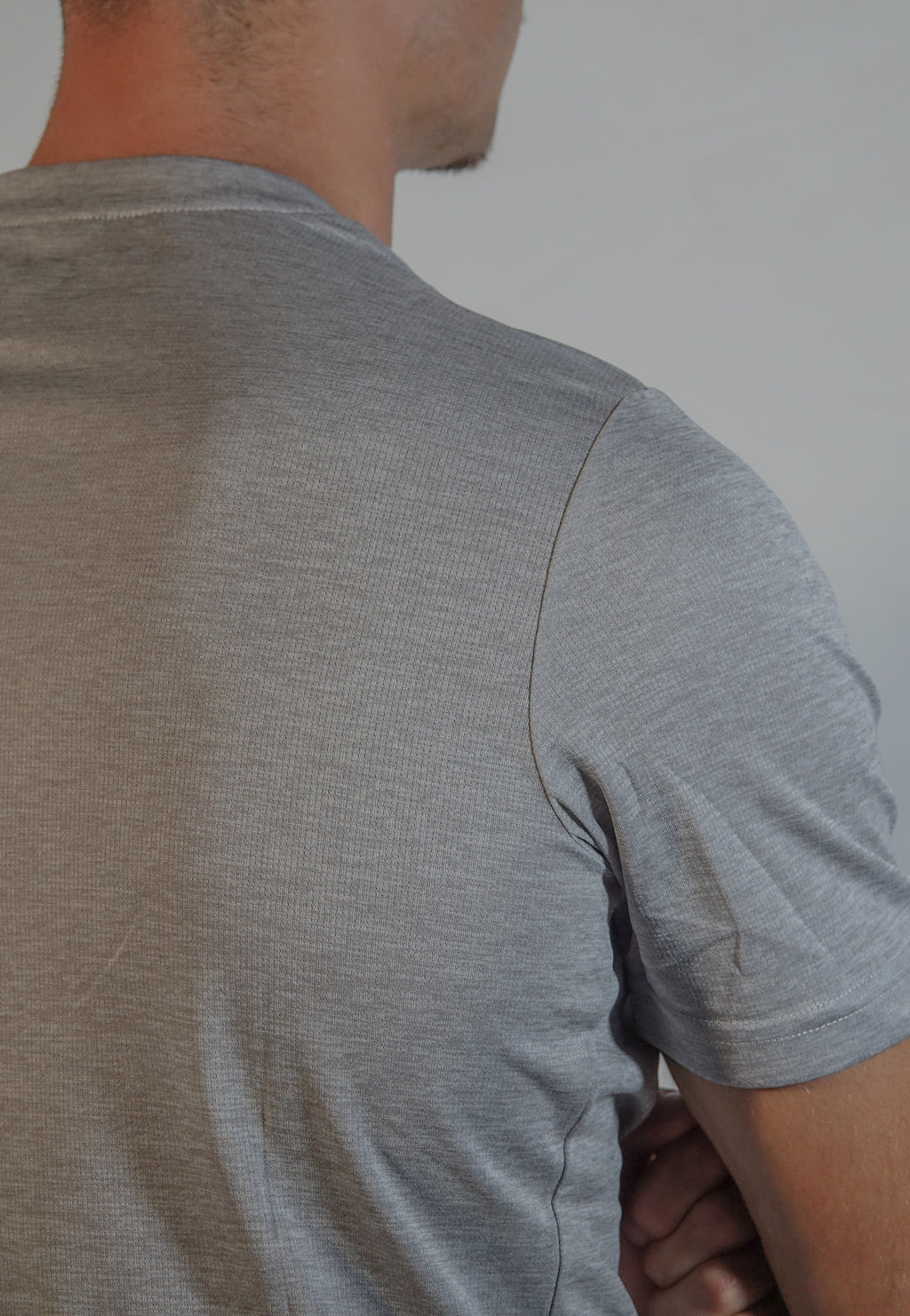 Woonona Dry-Fit Sports Tee - Light Grey